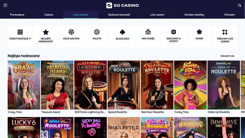 SGcasino live casino